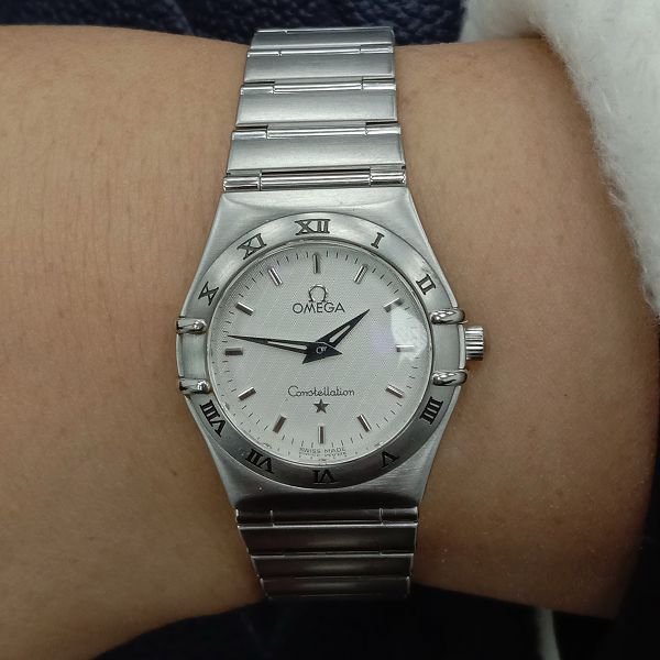 流當手錶拍賣 美品 原裝 Omega 星座 石英 女錶 9成5新 喜歡價可議 ZR476