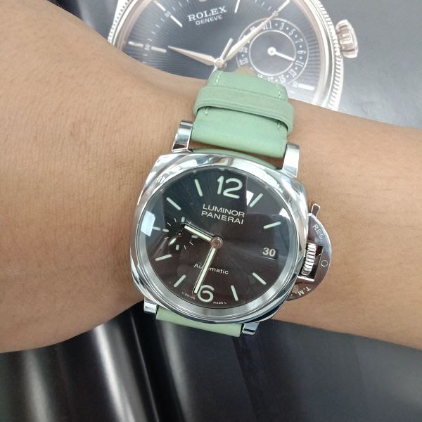 南投流當手錶拍賣 原裝 PANERAI 沛納海 PAM755 不鏽鋼 自動 喜歡價可議 9成5新 ZR570