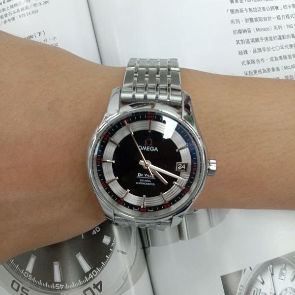 南投流當手錶拍賣 原裝 Omega 歐米茄 DEVILLE 蝶飛 自動 男錶 盒單齊 喜歡價可議 9成5新 ZR569